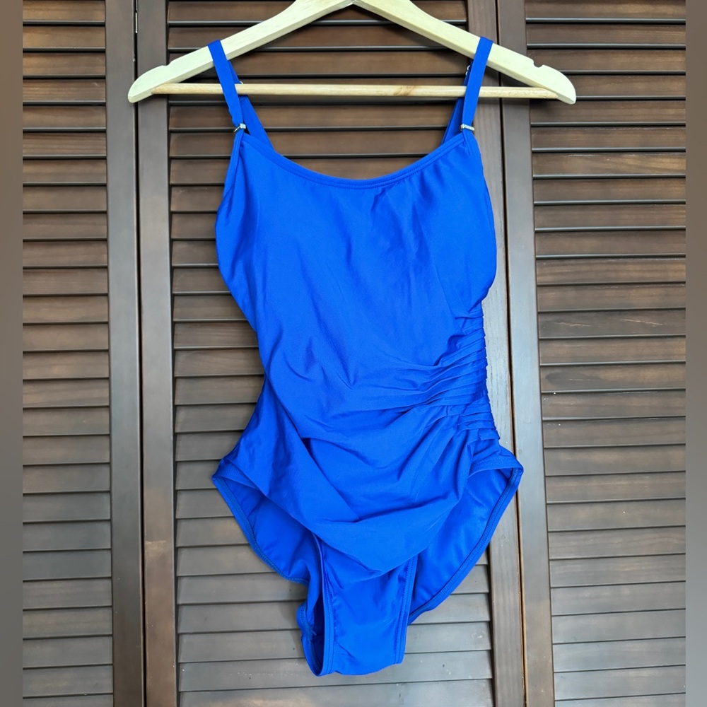 Calvin Klein Women’s One-piece Swimsuit Small Size XS-S Bright Blue
